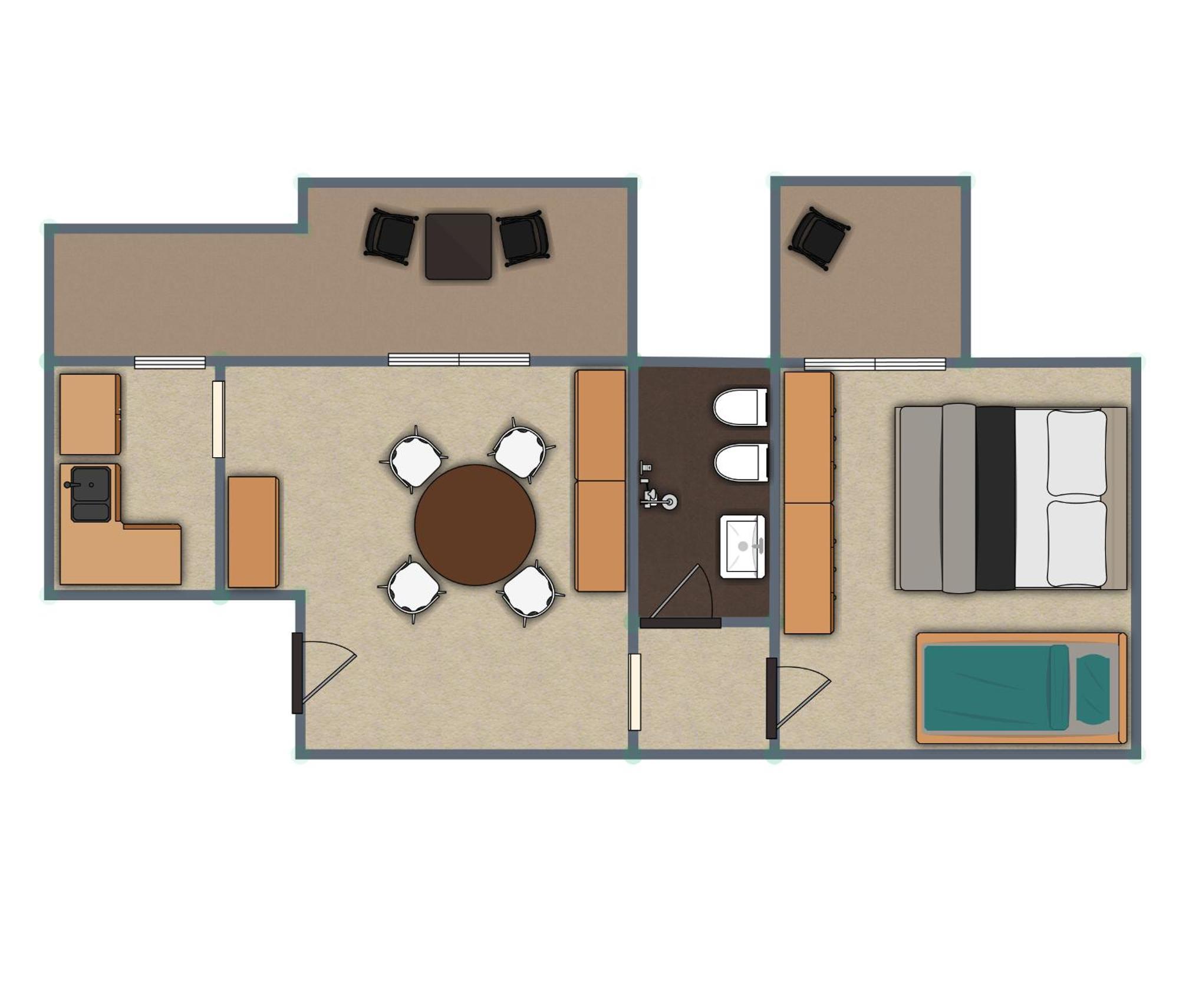 Residence Rainbow Bellaria-Igea Marina Pokoj fotografie