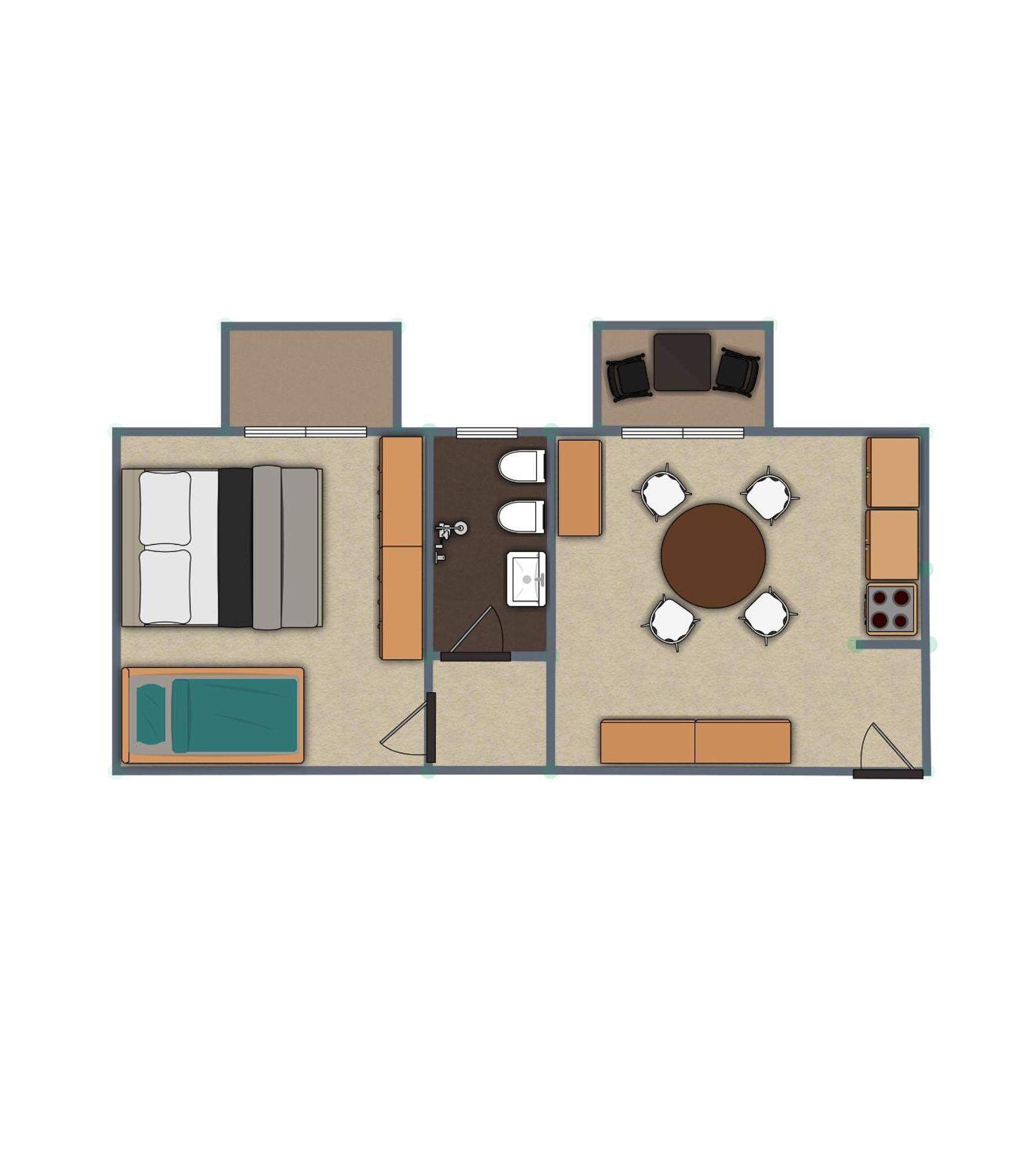 Residence Rainbow Bellaria-Igea Marina Pokoj fotografie